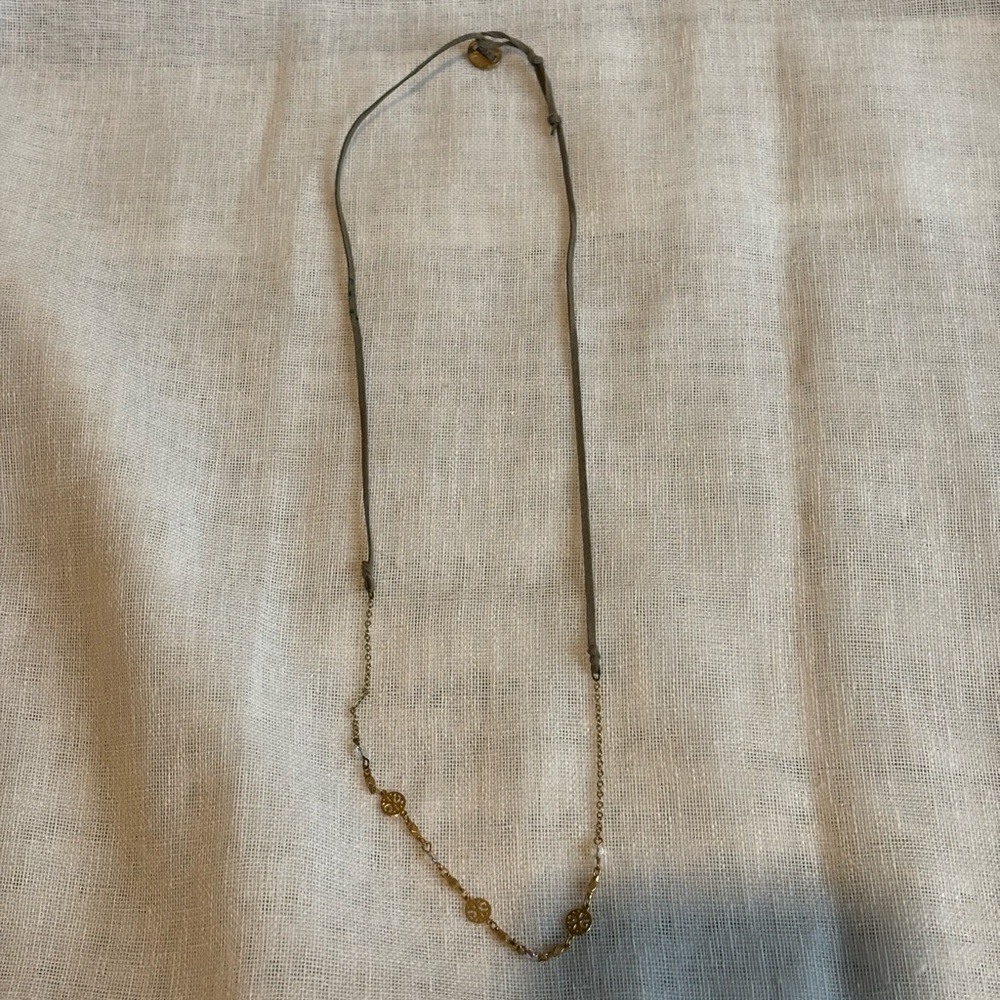 Francesca’s Gold and Light Gray Choker